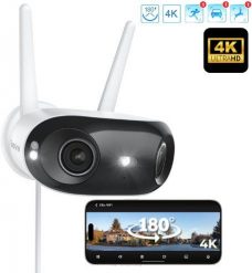 Kamera bezprzewodowa Reolink Elite WIFI 4K 8 Mp | kąt widzenia 180 stopni | Detekcja osób pojazdów zwierząt | Bezprzewodowa Wifi | Lampy led. Akcesoria fotograficzne reolink. Za 699.00 zł.