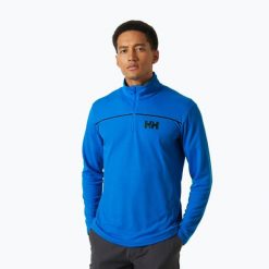 Bluza żeglarska męska Helly Hansen Hp 1/2 Zip Pullover. Niebieskie bluzy nierozpinane męskie Helly Hansen, m, bez wzorów, bez ramiączek, bez kaptura. Za 169.99 zł.
