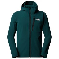 Softshell turystyczny męski The North Face M MA Softshell Jacket. Zielone kurtki softshell męskie The North Face, m, bez wzorów, z softshellu, bez kaptura, trekkingowe. Za 695.00 zł.