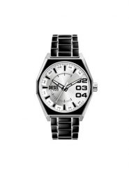 Diesel Zegarek Double Scraper DZ2195 Czarny. Czarne, analogowe zegarki męskie Diesel. Za 929.99 zł.