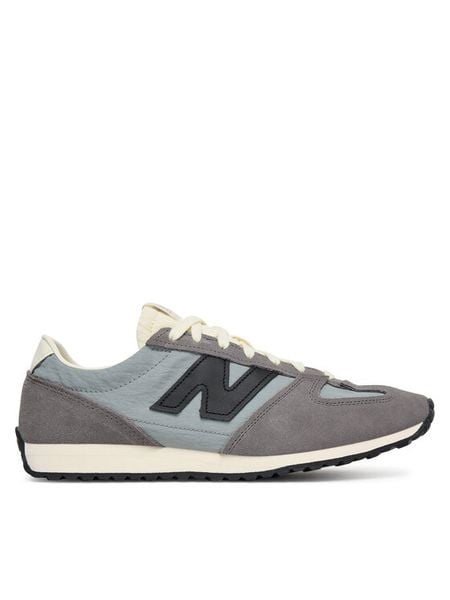 New Balance Sneakersy U471AH Szary. Szare buty sportowe na co dzień męskie New Balance, m, bez wzorów, ze skóry, bez ramiączek, bez kaptura. Za 319.99 zł.