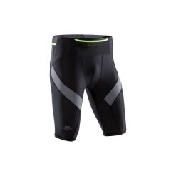 Legginsy krótkie TRAIL. Czarne legginsy męskie KALENJI, krótkie. Za 99.99 zł.
