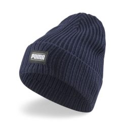 Czapka Puma Ribbed Classic Cuff Beanie. Niebieskie czapki męskie Puma, bez wzorów, sportowe. Za 112.76 zł.