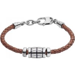 Fossil Męska Bransoletka Skóra jf02686040. Biżuteria dla mężczyzn marki Fossil. W wyprzedaży za 242.00 zł.