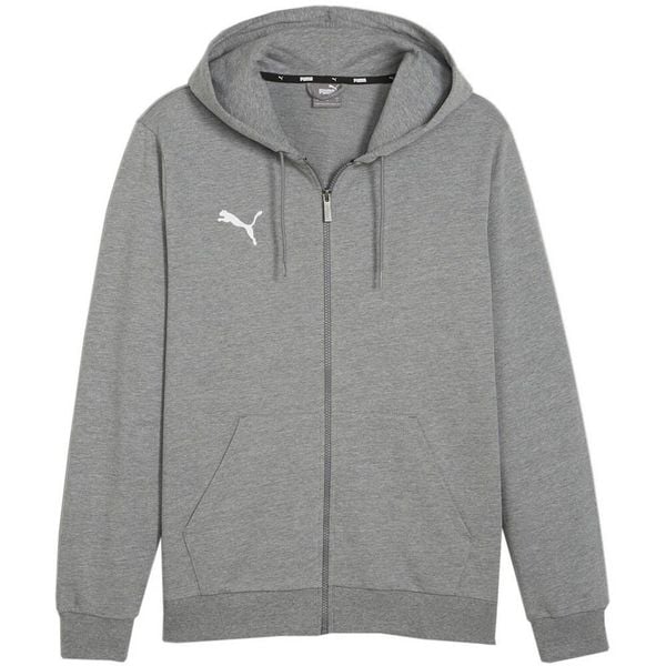 Męska Bluza Z Kapturem Team Goal Casual Full Zip. Szare bluzy nierozpinane męskie Puma, m, bez wzorów, z kapturem. Za 300.99 zł.
