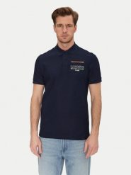 Lacoste Polo PH8742 Granatowy Regular Fit. Niebieskie koszulki polo męskie Lacoste, m, bez wzorów, z bawełny, bez kołnierzyka, bez ramiączek. Za 319.99 zł.