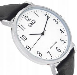 Zegarek męski QQ C43A-001P czarny. Czarne zegarki męskie Q&Q. Za 159.00 zł.