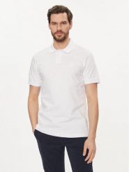 Boss Polo Passenger 50507803 Biały Slim Fit. Białe koszulki polo męskie Boss, m, bez wzorów, z bawełny, bez kołnierzyka, bez ramiączek. Za 299.99 zł.