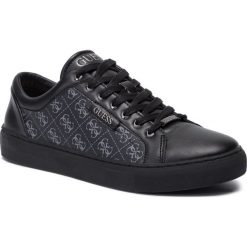 Sneakersy GUESS - FM8LUI FAL12 BLKGR. Czarne buty sportowe na co dzień męskie Guess, m, z aplikacjami, z materiału, eleganckie, bez ramiączek, bez kaptura. Za 459.00 zł.