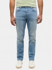 Mustang Jeansy Washington 1014877 Niebieski Straight Fit. Niebieskie jeansy męskie Mustang, bez wzorów, z bawełny. Za 369.99 zł.