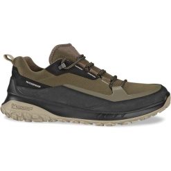 Buty trekkingowe Ecco ULT-TRN. Czarne buty trekkingowe męskie ecco, bez wzorów, z materiału, bez zapięcia, trekkingowe. W wyprzedaży za 613.00 zł.