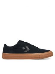 Converse Tenisówki VALUE ONE STAR A15627C Czarny. Czarne trampki męskie Converse, bez wzorów, z materiału, retro, bez zapięcia. Za 219.99 zł.