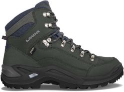 Buty renegade gtx mid-dunkelgrau -uk 8,5 (42,5) LOWA. Buty trekkingowe męskie NoName, bez wzorów, bez zapięcia. Za 929.49 zł.