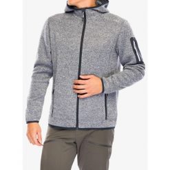 Kurtka polarowa męska CMP Borgis Fix Hood Jacket. Czarne kurtki męskie CMP, l, bez wzorów, z polaru, sportowe, bez ramiączek, bez kaptura. Za 235.99 zł.