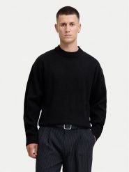 Jack & Jones Sweter Urban 12278942 Czarny Relaxed Fit. Czarne kardigany męskie Jack & Jones, m, bez wzorów, z syntetyku, bez ramiączek. Za 169.99 zł.