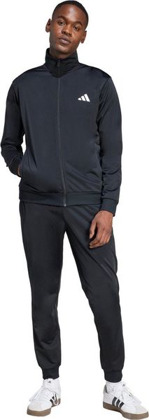 Dres męski adidas Tracksuit czarny KB5269 L. Czarne komplety dresowe męskie ADIDAS, bez wzorów, z dresówki, bez ramiączek, bez kaptura. Za 422.09 zł.