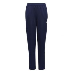 Spodnie treningowe Adidas Entrada 22. Niebieskie długie spodnie sportowe męskie ADIDAS, bez wzorów, do piłki nożnej. Za 87.67 zł.
