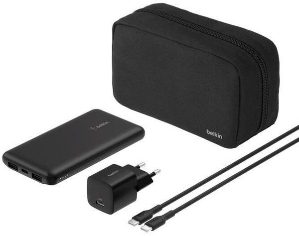 Belkin BoostCharge 10000 mAh Czarny. Czarne powerbanki Belkin. Za 351.93 zł.