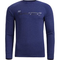 Longsleeve męski TSML600 - granatowy melanż - Outhorn. Koszulki męskie z długim rękawem marki Outhorn. W wyprzedaży za 34.99 zł.
