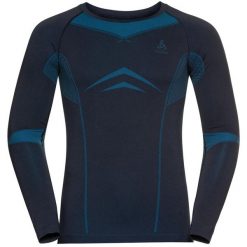 Komplet bielizny termoaktywnej męskiej ODLO Fundamentals Performance Warm. Niebieskie bielizna termoaktywna męska Odlo, m, bez wzorów, bez ramiączek. Za 319.99 zł.