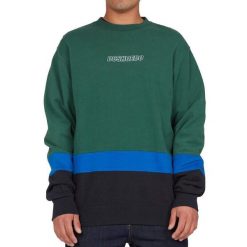 Bluza DC Shoes Downing, Mężczyźni. Zielone bluzy nierozpinane męskie DC Shoes, m, bez wzorów, z bawełny, sportowe, bez ramiączek, bez kaptura. Za 390.00 zł.
