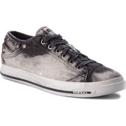Tenisówki DIESEL - Exposure Low I Y00321 P1655 T8013 Black. Czarne trampki męskie Diesel, z gumy, eleganckie. W wyprzedaży za 379.00 zł.