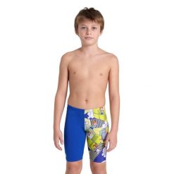 Spodenki Treningowe Arena Fantasize Swim Jammer Junior. Niebieskie szorty sportowe męskie ARENA, bez wzorów, młodzieżowe. Za 115.20 zł.