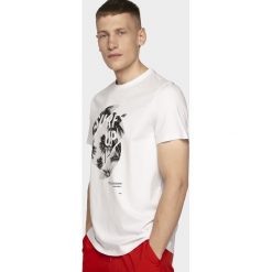 T-shirt męski TSM252 - biały. T-shirty męskie marki 4f. Za 59.99 zł.