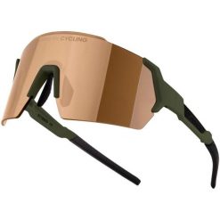 Okulary rowerowe dla dorosłych przeciwsłoneczne Force Electra. Brązowe okulary przeciwsłoneczne męskie FORCE, bez wzorów, sportowe. Za 249.00 zł.