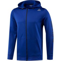 Reebok Bluza męska Wor Poly Flc niebieska r. XL (BR7775). Bluzy bez kaptura męskie marki Reebok. Za 192.63 zł.