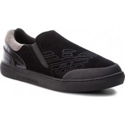 Tenisówki EMPORIO ARMANI - X4X243 XL461 A110 Black/Black/Black. Trampki męskie marki Emporio Armani. W wyprzedaży za 489.00 zł.