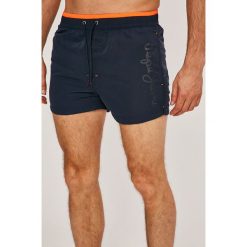 Pepe Jeans - Kąpielówki Elbe. Pomarańczowe kąpielówki męskie marki Pepe Jeans, z jeansu. W wyprzedaży za 159.90 zł.