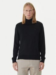 Calvin Klein Golf LV04LD317G Czarny Regular Fit. Czarne kardigany męskie Calvin Klein, m, bez wzorów, z wełny, bez ramiączek. Za 499.99 zł.