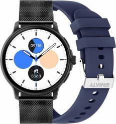 Smartwatch Gravity GT12-5 Czarny (GT12-2). Czarne zegarki smartwatch Gravity. Za 166.62 zł.