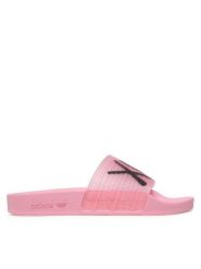 Adidas Klapki Adilette x André Saraiva Slides HQ6856 Różowy. Czerwone klapki i japonki męskie ADIDAS, bez wzorów, z syntetyku. Za 159.99 zł.