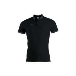 Koszulka polo do tenisa męska Joma Bali II. Czarne koszulki polo męskie Joma, m, bez wzorów, sportowe, bez kołnierzyka, bez ramiączek. Za 161.00 zł.