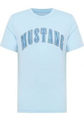 MUSTANG Austin Męski T-shirt Koszulka Nadruk Logo Angel Falls 1014927 5283. T-shirty męskie Mustang, m, bez wzorów, bez kołnierzyka, bez ramiączek. Za 69.99 zł.