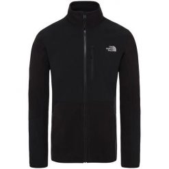 Polar turystyczny męski The North Face M Glacier Pro. Czarne bluzy z polaru męskie The North Face, m, bez wzorów, z polaru, sportowe, bez ramiączek, bez kaptura. Za 402.00 zł.