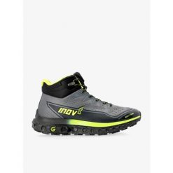 Buty turystyczne męskie Inov-8 RocFly G 390. Czarne buty trekkingowe męskie Inov-8, bez wzorów, sportowe, bez obcasa, bez zapięcia. Za 846.80 zł.