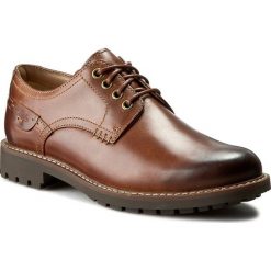 Półbuty CLARKS - Montacute Hall 203510857 Dark Tan Leather. Codzienne półbuty męskie Clarks. W wyprzedaży za 289.00 zł.