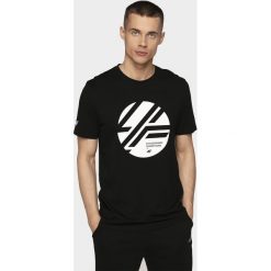 T-shirt męski TSM201 - głęboka czerń. T-shirty męskie 4f. Za 49.99 zł.