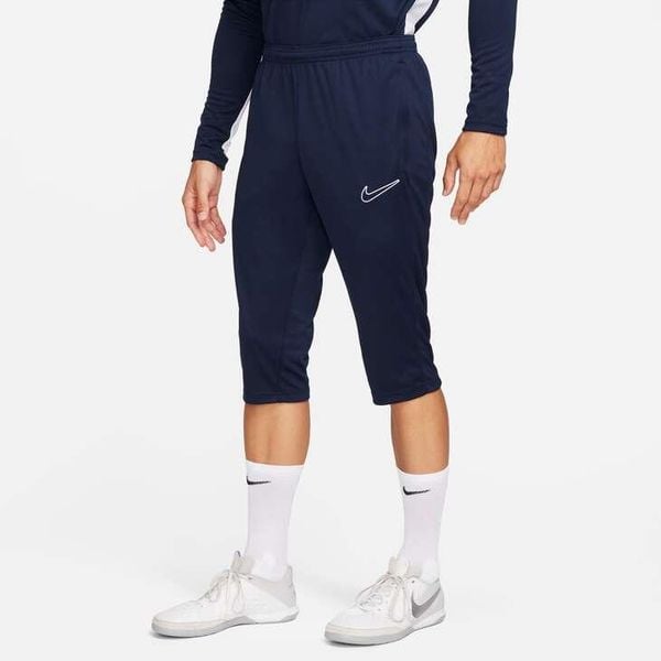 Spodnie sportowe męskie Nike Drifit Academy M. Białe spodnie dresowe męskie Nike, bez wzorów, z materiału, sportowe. Za 148.75 zł.