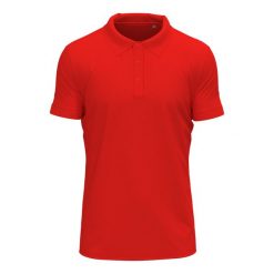 Męska Koszulka Polo Clive. Czerwone koszulki polo męskie Stedman, m, bez wzorów, bez kołnierzyka, bez ramiączek. Za 98.99 zł.