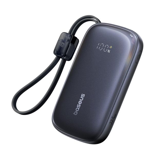 Powerbank Baseus 10000 mAh 22.5W USB-C USB-A lightning. Czarne powerbanki Baseus. Za 109.00 zł.