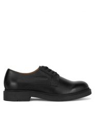 Gino Rossi Półbuty FERYD-26 MI08 Czarny. Czarne eleganckie półbuty męskie Gino Rossi, ze skóry, wizytowe, bez obcasa, bez zapięcia. Za 299.99 zł.