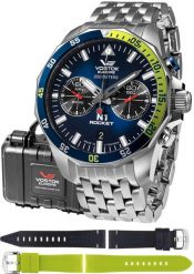 Zegarek męski Vostok Europe 6S21-225A708-MEGA SET srebrny. Szare zegarki męskie Vostok Europe, srebrne. Za 2,810.00 zł.