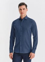 PAKO LORENTE – Bawełniana koszula w drobną pepitkę. Koszule męskie Pako Lorente, xxl, bez wzorów, z bawełny, bez kołnierzyka, bez ramiączek. Za 299.99 zł.