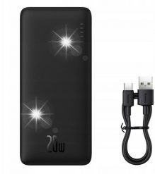Powerbank Baseus BASEUS POWER BANK Z SZYBKIM ŁADOWANIEM 10000MAH 20W USB-C USB-A Z KABLEM. Powerbanki Baseus. Za 167.18 zł.