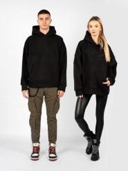 La Haine Inside Us Bluza "Unisex-LM054" | A23083Z LM054 | Mężczyzna | Czarny. Czarne bluzy nierozpinane męskie La Haine Inside Us, m, bez wzorów, z acetatu, bez ramiączek, bez kaptura. W wyprzedaży za 399.00 zł.