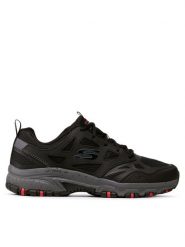 Skechers Trekkingi Hillcrest 237265/BKCC Czarny. Czarne buty trekkingowe męskie Skechers, bez wzorów, z materiału, sportowe, bez obcasa, bez zapięcia. Za 239.99 zł.